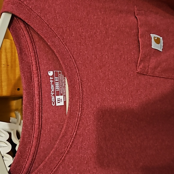 Women's Carhartt t shirt. Maroon, xxl. - Picture 2 of 3